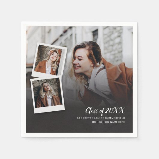 Afstuderen 2025 Photo Collage Script Afstudeerder  Servet (Voorkant)