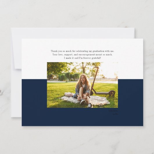 Afstuderen 2025 Photo Collage Script Bedankkaart (Achterkant)