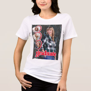 Afstuderen 2025 Photo Hearts Tri-Blend Shirt