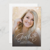 Afstuderen 2025 Photo Script Afstudeerder Party Kaart (Voorkant / Achterkant)