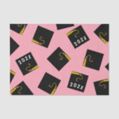 Afstuderen 2025 Roze Weefselpapier Tissuepapier (Voorkant)