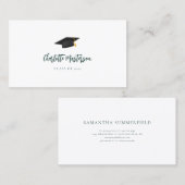 Afstuderen 2025 Script Afstudeerder Naam Visitekaartje (Voorkant / Achterkant)