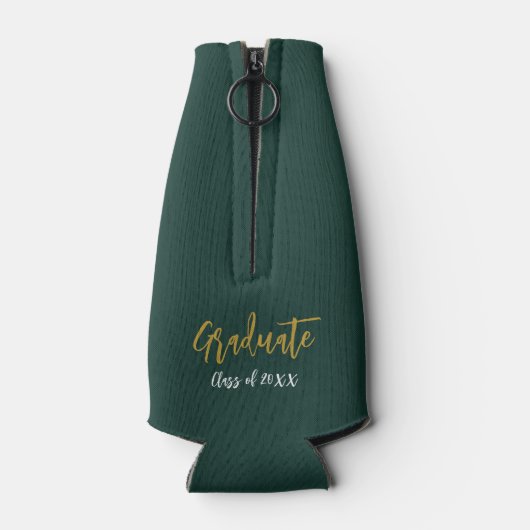 Afstuderen 2025 Script Afstudeerder Party Custom Flesjeskoeler (Achterkant)