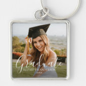 Afstuderen 2025 Script Custom Photo Sleutelhanger (Voorkant)