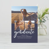 Afstuderen 2025 Script Photo Collage Aankondiging (Staand voorkant)