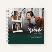 Afstuderen 2025 Script Photo Party Guest Book Notitieboek (Voorkant)