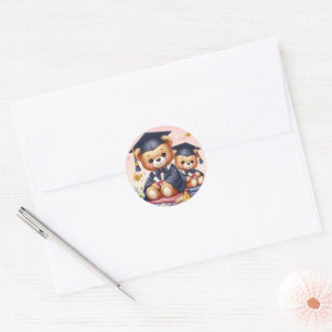 Afstuderen 2025 Teddies Ronde Sticker