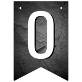 Afstuderen 2025 Tekst op zwarte lei Vlaggetjes (Tweede vlag)