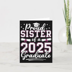 Afstuderen 2025 Trotse zus van een CL van 2025 Gra Kaart