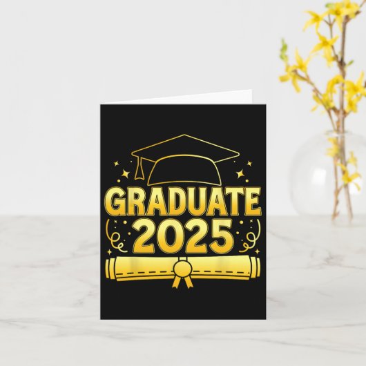 Afstuderen 2025 voor CL van Afstuderen 2025 Kaart (Gele Bloem)