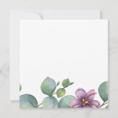 Afstuderen 2025 Waterverf Eucalyptus Partij Kaart (Achterkant)