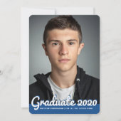 Afstuderen 20XX | Moderne aangepaste foto Kaart (Voorkant)