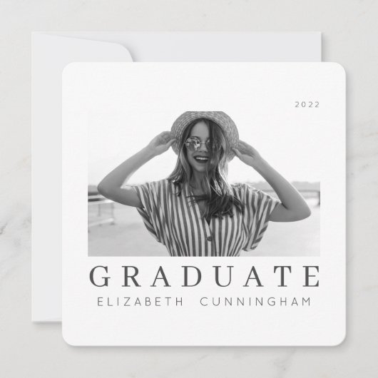 Afstuderen 20XX Moderne Cool Eenvoudige aankondigi (Voorkant)