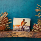 Afstuderen 20XX Retro Cool Simple Afstudeerder Yea Fotoplaat (Zijkant)