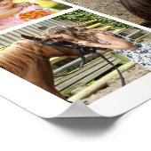 Afstuderen 21 Aangepaste kleur voor Photo Collage Poster (Hoek)