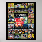 Afstuderen 22 Aangepaste kleuren voor fotoklasse Poster (Voorkant)