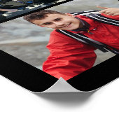 Afstuderen 22 Fotocollage Congrats Zwart Goud Poster (Hoek)