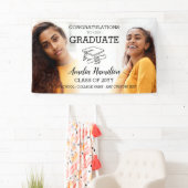 Afstuderen 2 Foto High School of College Afstudeer Spandoek (Insitu)