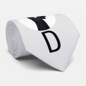 Afstuderen 3 Aangepaste Foto's Lichtgrijs Stropdas (Opgerold)