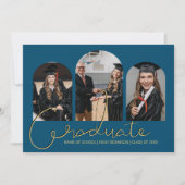 Afstuderen | 3 Aankondiging van aanplakfotocollage (Voorkant)