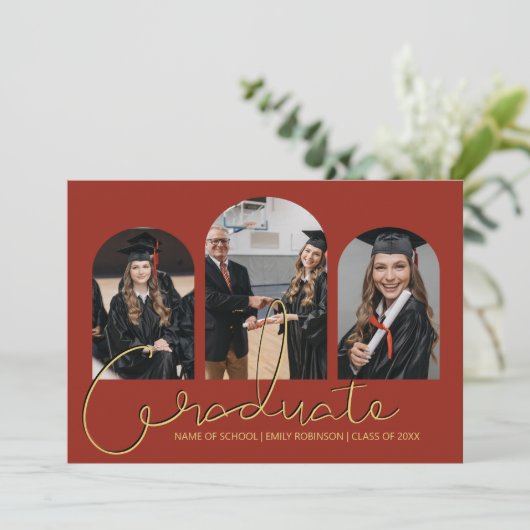 Afstuderen | 3 Aankondiging van aanplakfotocollage (Staand voorkant)