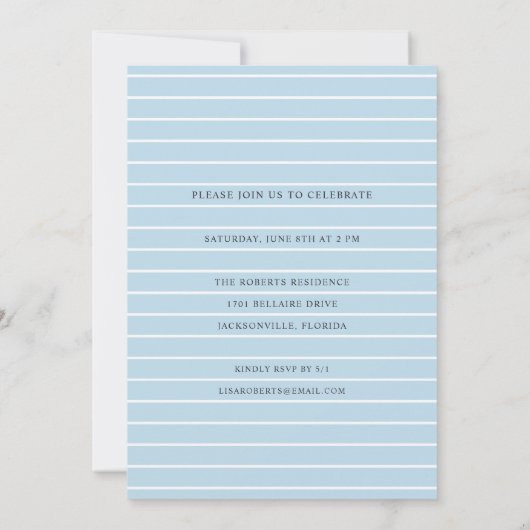 Afstuderen 3-foto Collage Gemakkelijk Modern Scrip Aankondiging (Achterkant)