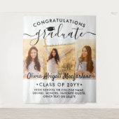 Afstuderen 3 Fotocollage Grote moderne achtergrond Wandkleed (Voorkant)