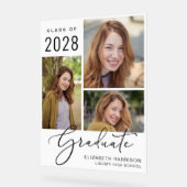 Afstuderen 3 Fotoscript Welkom Acryl Bord (Hoek)