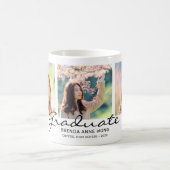 Afstuderen 3 Naam zwart fotocollage Koffiemok (Center)