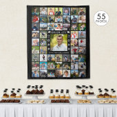 Afstuderen 55 Fotocollage aangepaste kleur achterg Wandkleed