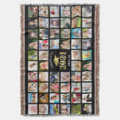 Afstuderen 57 Foto Collage Persoonlijk Deken (Voorkant Verticaal)