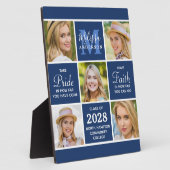 Afstuderen 5 Foto Collage Inspirerend Navy Blue Fotoplaat (Zijkant)