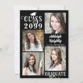 Afstuderen 5 foto's Stijlvol klassenjaar Aankondiging (Voorkant)