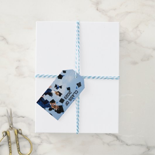 afstuderen aangepaste cadeaulabels (Met Touw)