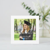 Afstuderen Aangepaste foto Kaart (Staand voorkant)