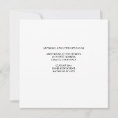 Afstuderen Aangepaste foto Kaart (Achterkant)