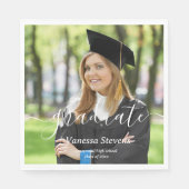 Afstuderen Aangepaste foto Servet (Voorkant)