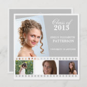 Afstuderen Aangepaste fotofilm Kaart (Voorkant / Achterkant)