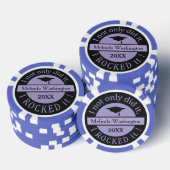 Afstuderen aangepaste naam & jaar poker chips (Opstapeling)