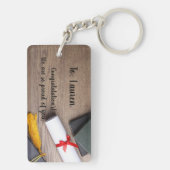 Afstuderen Aangepaste Sleutelhanger (achterkant)