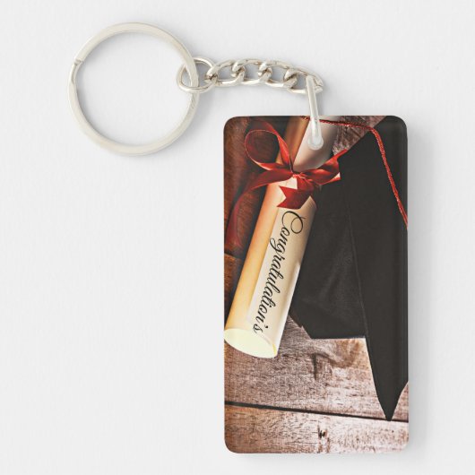 Afstuderen aangepaste sleutelhanger (Voorkant)