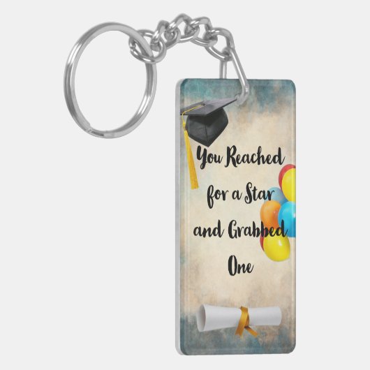 afstuderen aangepaste sleutelhanger (Voorkant Links)