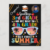 Afstuderen Aangepaste Tekst & Afbeelding 3e Grade  Aankondigingskaart (Voorkant)