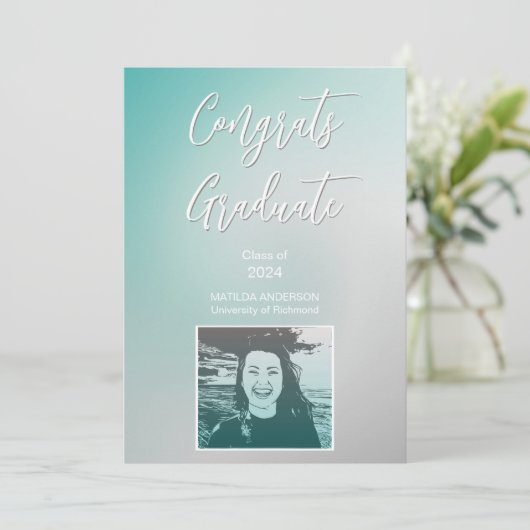 Afstuderen Aankondiging (Staand voorkant)