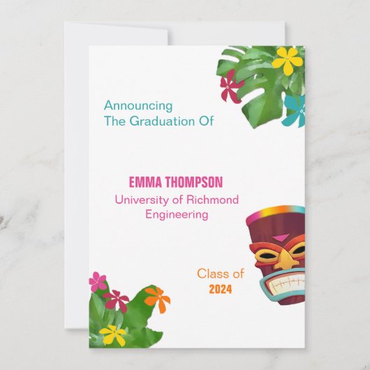 Afstuderen Aankondiging (Voorkant)