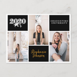 Afstuderen Aankondiging 2020 Foto Collage Briefkaart