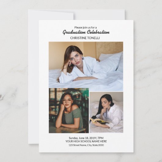 Afstuderen Aankondiging Kaart (Achterkant)