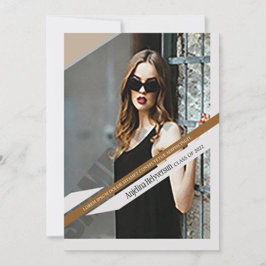 Afstuderen Aankondiging Kaart