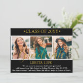 Afstuderen Aankondiging Kaart (Staand voorkant)