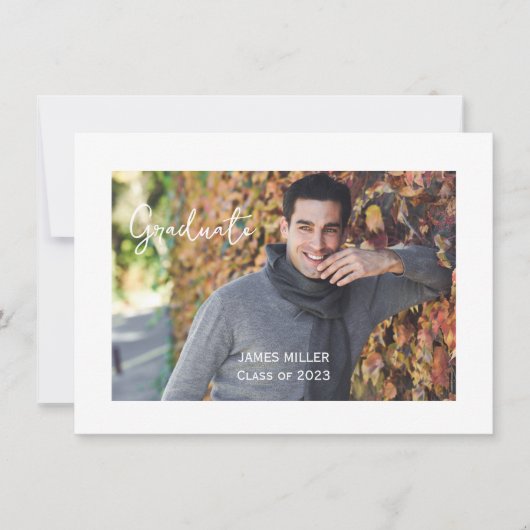 Afstuderen Aankondiging Kaart (Voorkant)